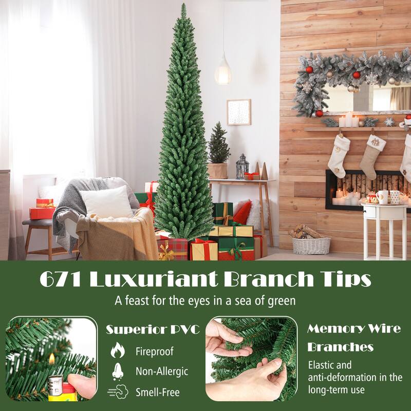 671 Luxuriant Branch Tips  
A feast for the eyes in a sea of green

Superior PVC  
Fireproof  
Non-Allergic  
Smell-Free

Memory Wire Branches  
Elastic and anti-deformation in the long-term use