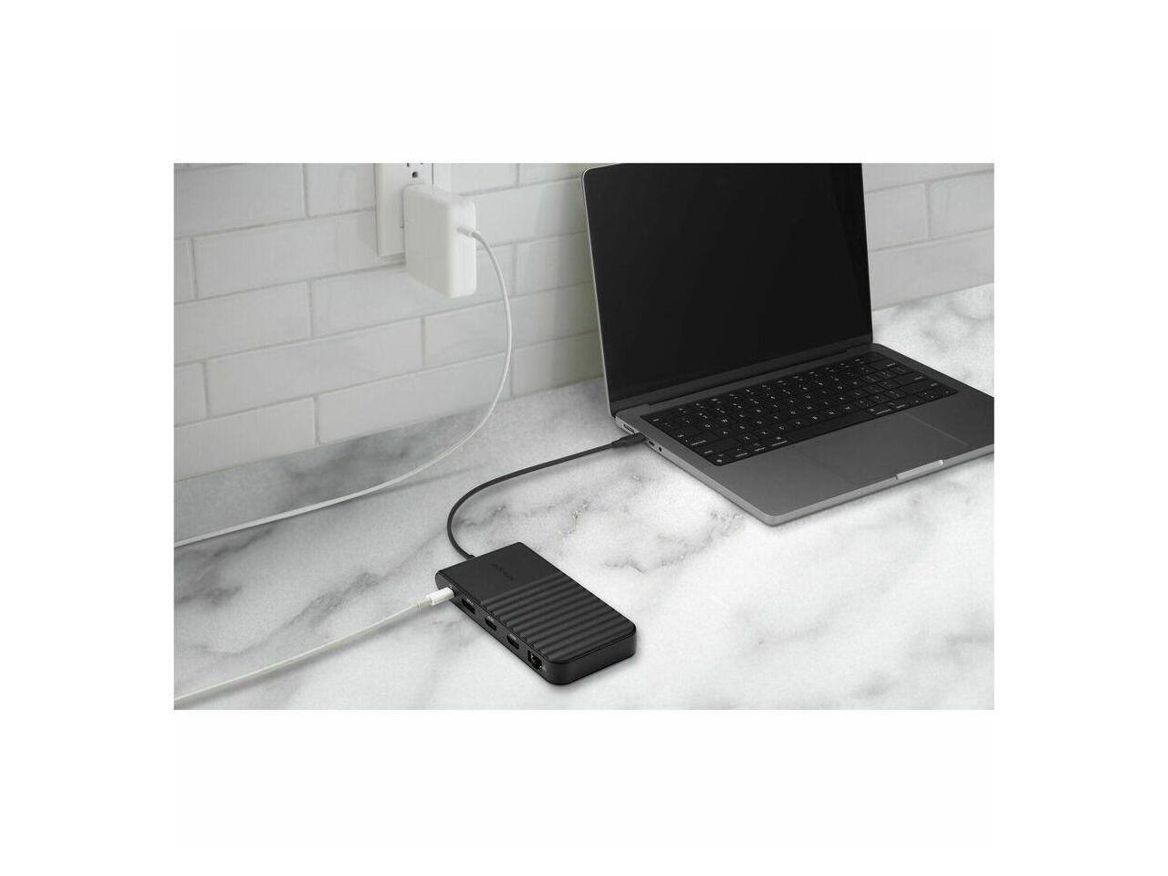 Alt View 5. Kensington - Kensington UH1510P 11-in-1 USB C Hub, 3 Display, 85W Charge, Ethernet, SD/MicroSD, 3xUSB-A, 2xUSB-C (K34040WW).