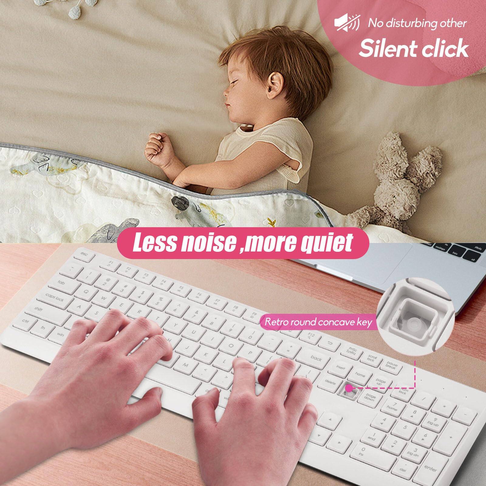 - No disturbing other
- Silent click
- Less noise, more quiet
- Retro round concave key