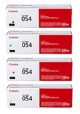 Canon - CRG 054 Complete 4-Color (CMYK) Toner Cartridge Set