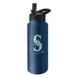 Logo Brands - Seattle Mariners 34oz. Quencher Bottle - Multicolor