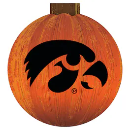 Fan Creations - Iowa Hawkeyes 12'' Pumpkin Sign - Orange