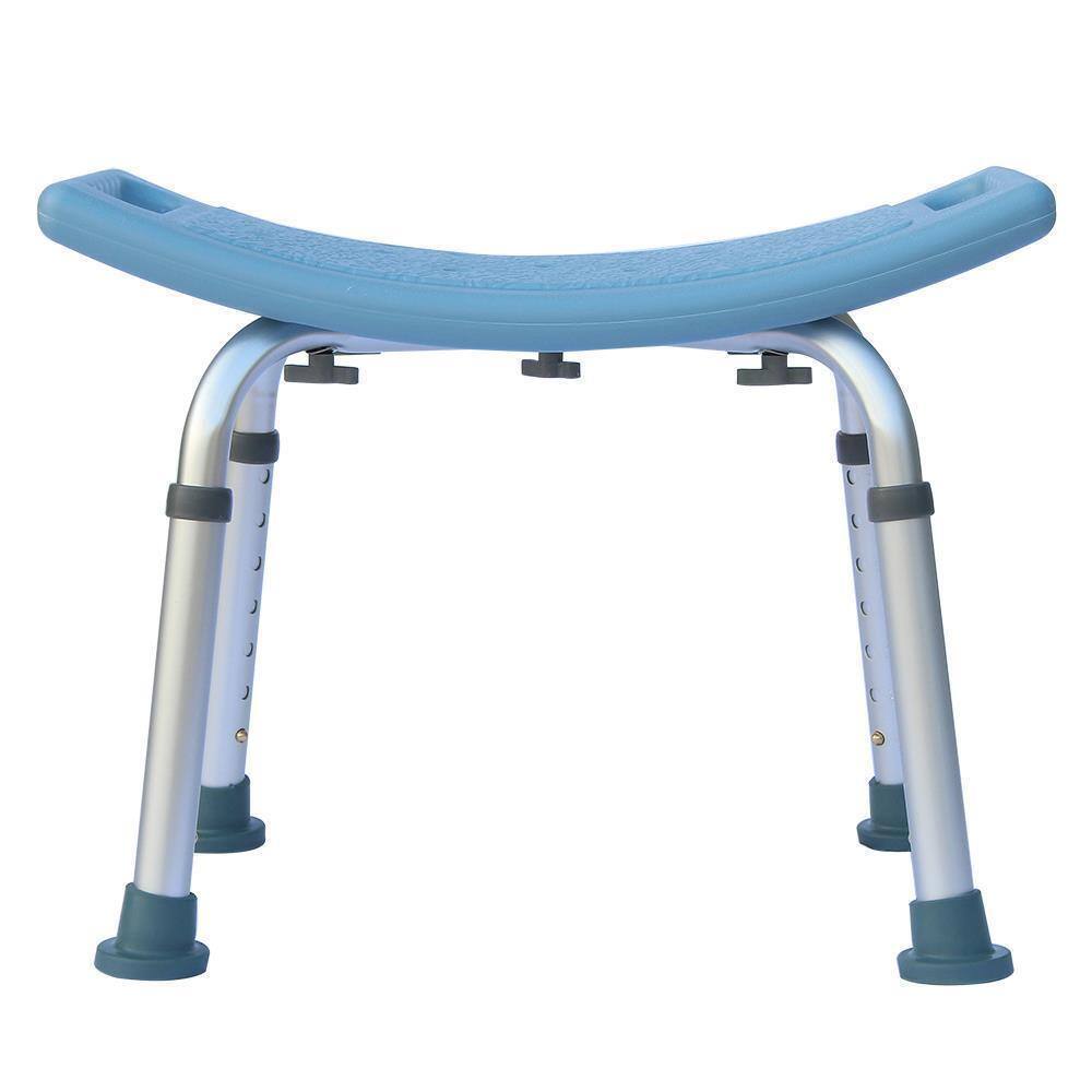 Left. Winado - 7-Level Adjustable Bathtub Bench & Shower Chair with Anti-Skid Feet, 300lbs Capacity, Tool-Free Installation for Elderly - Blue.