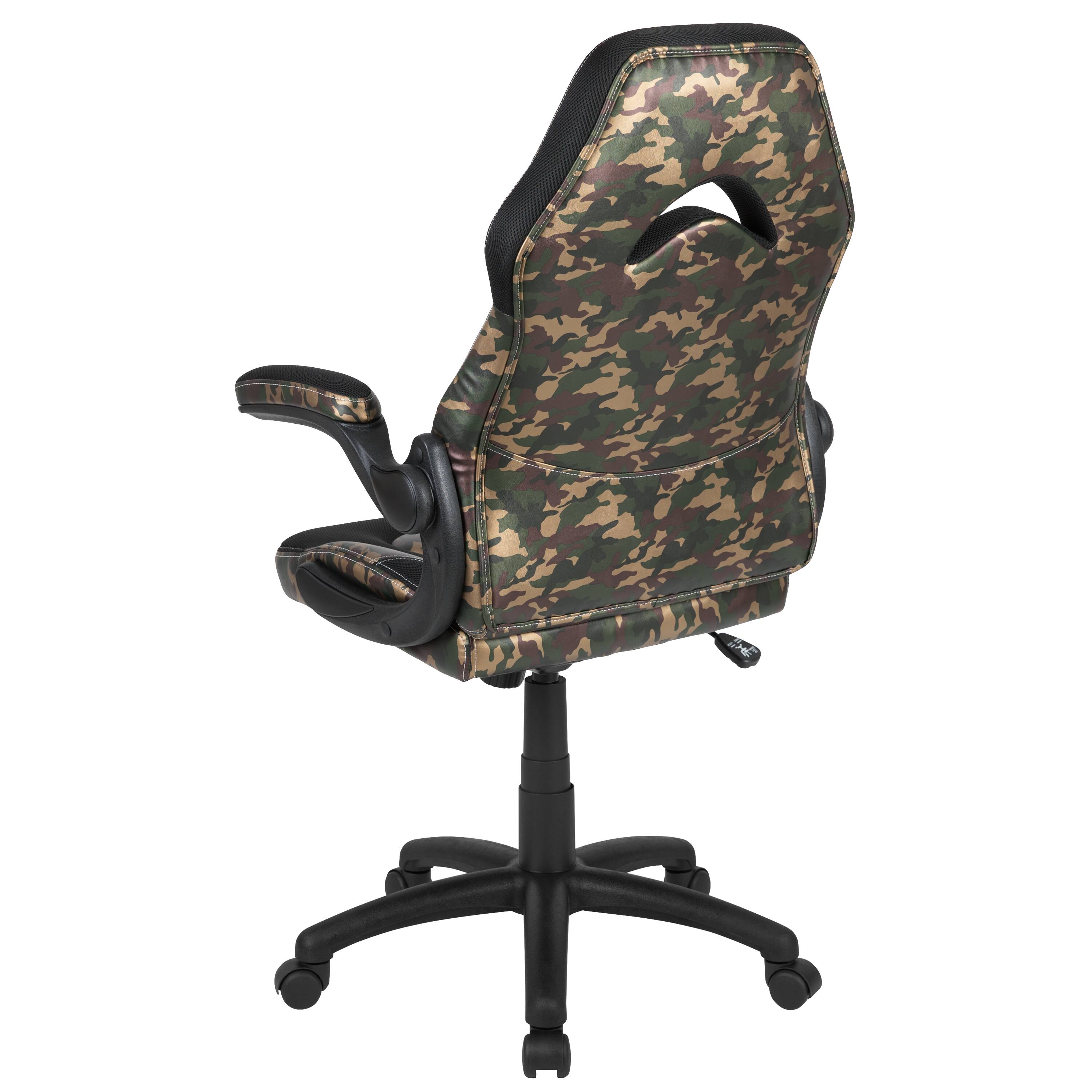 Alt View 5. Emma + Oliver - Z100 Gaming Chair Racing Office Ergonomic Computer PC Adjustable Swivel Chair - Camouflage.