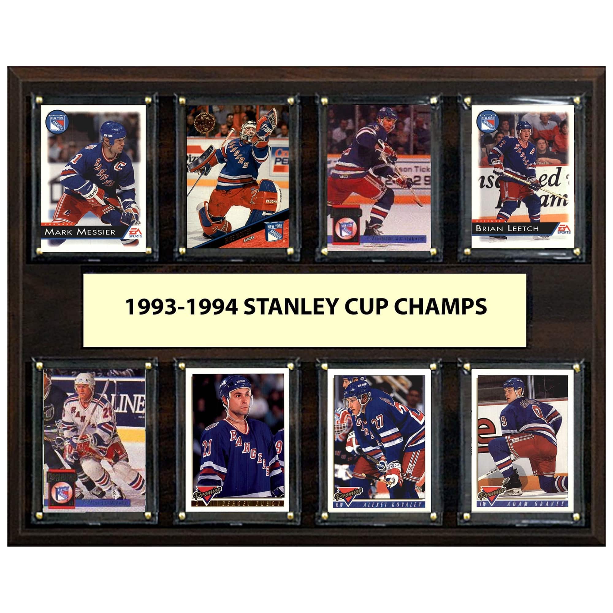 "C&I Collectibles - New York Rangers 12"" x 15"" Trading Card Plaque - Multicolor" price history on PriceWatchPro