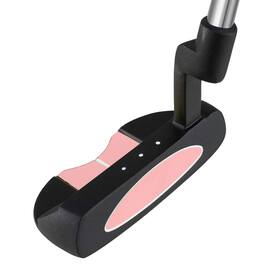 Costway - 30 Inch Junior Mallet Putter for Kids with Stainless Steel Shaft and Headcover - Pink