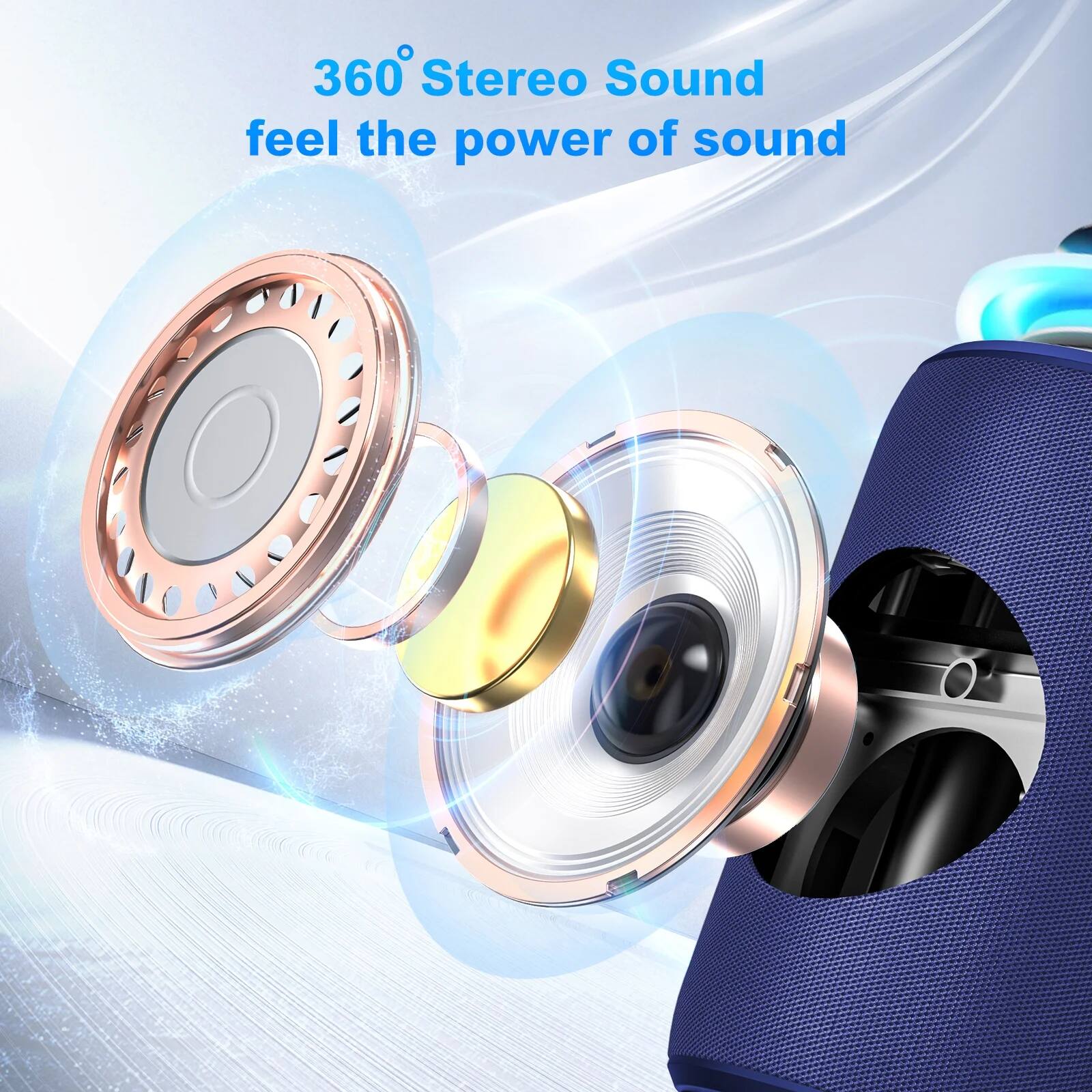 360° Stereo Sound  
feel the power of sound