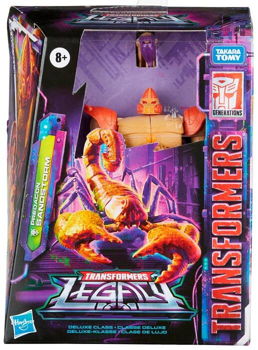 TRANSFORMERS LEGACY TAKARA TOMY 8+ TOMY GENERATIONS PREDACON SANDSTORM TRANSFORMERS LEGACY Hasbro DELUXE CLASS CLASSE DELUXE DELUXE-KLASSE CLASE DE LUJO