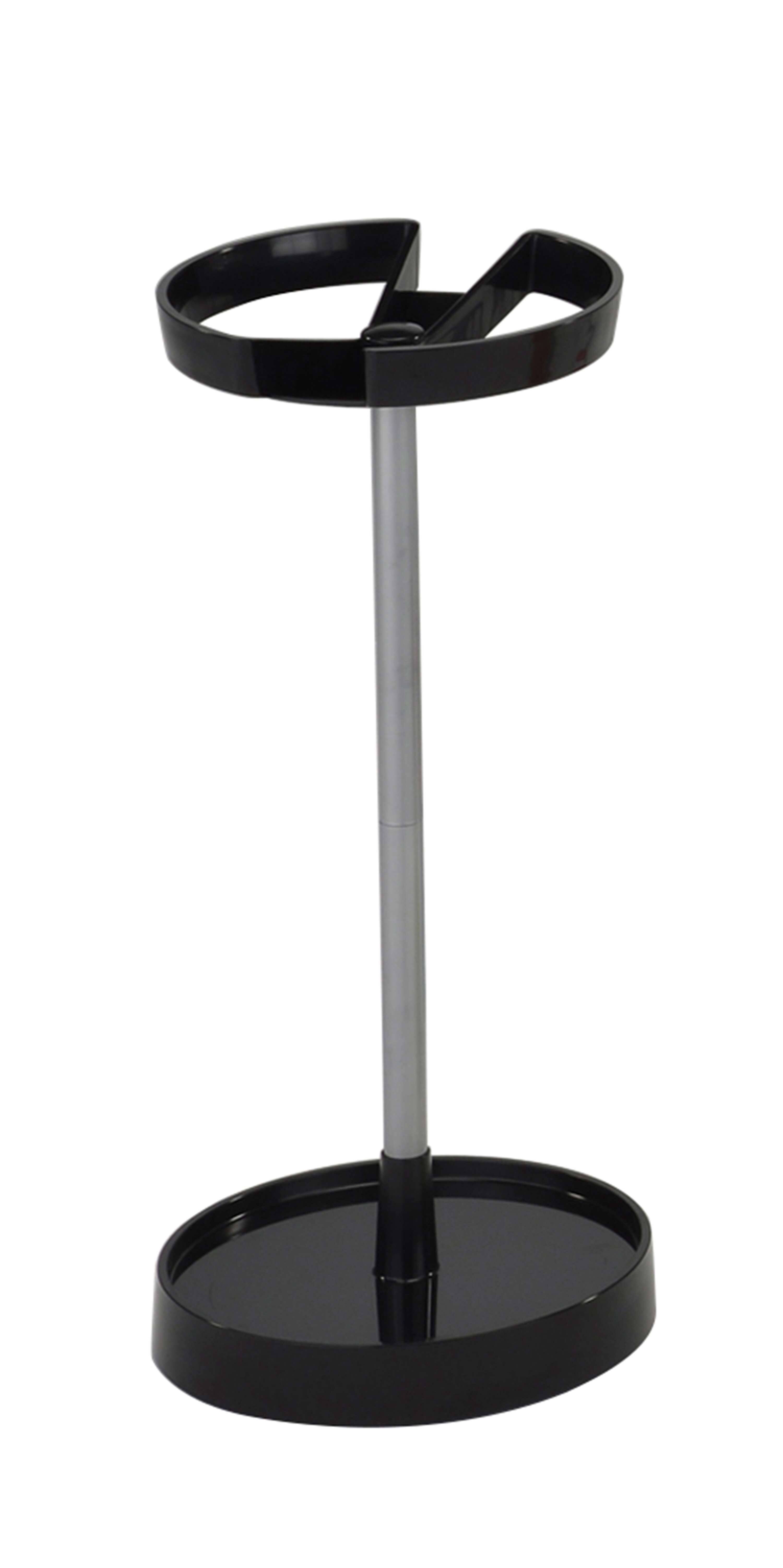 Angle. Kings Brand Furniture - Kings Brand Furniture Modern Round Umbrella Stand Holder with Dual Compartments, Metal & Plastic.