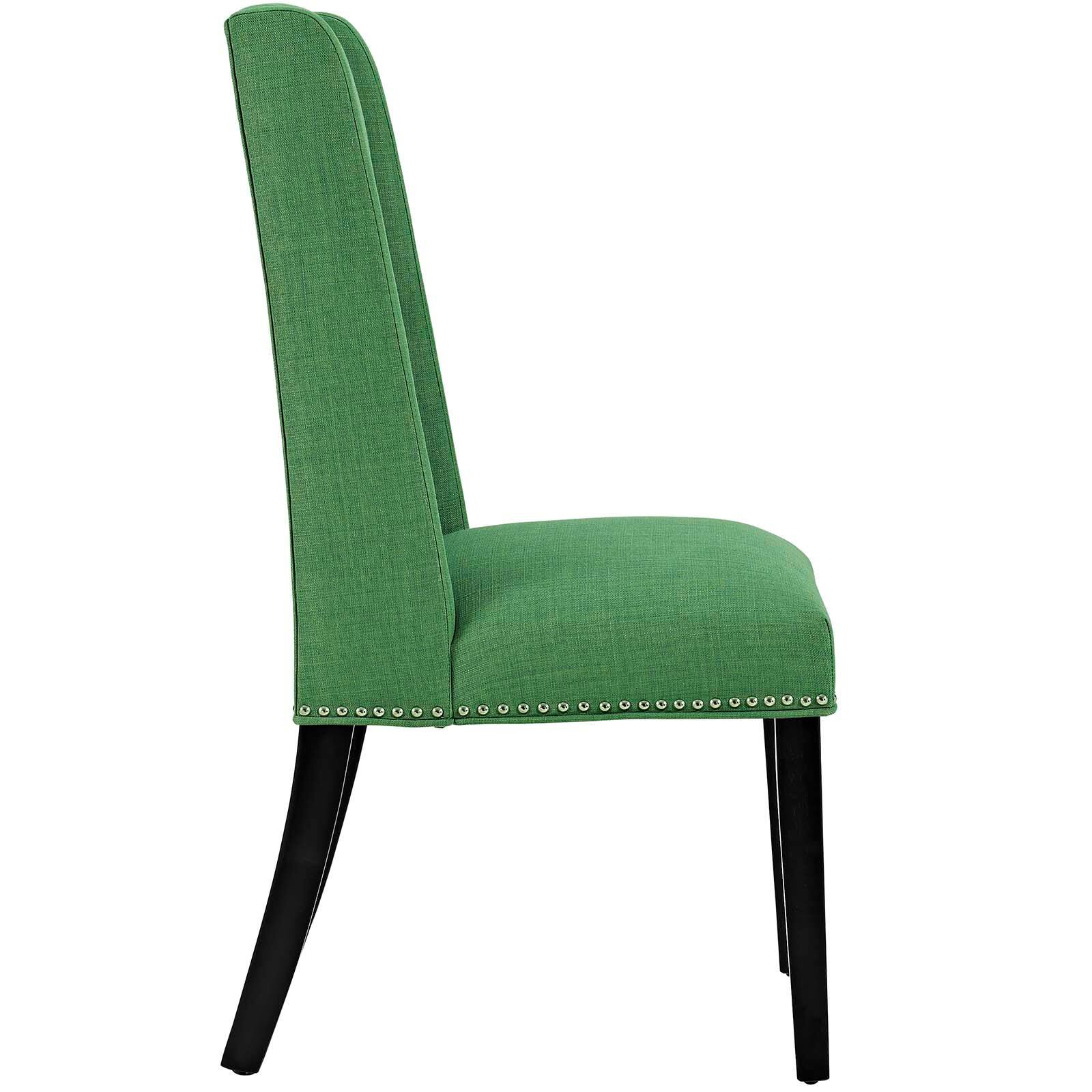 Left. Modway - Baron Fabric Dining Chair Set of 2 by Modway - Green.