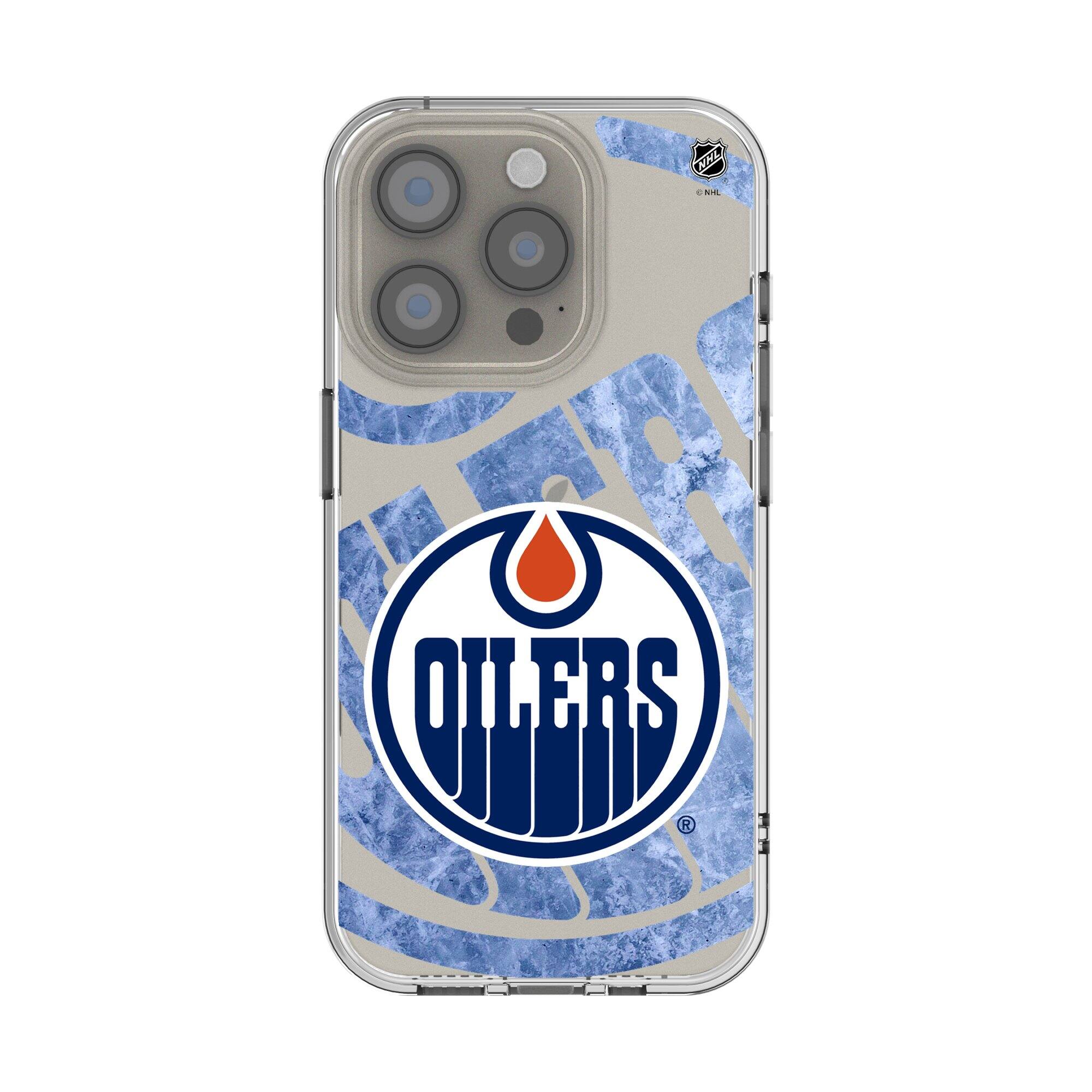 Keyscaper NHL Edmonton Oilers iPhone Clear Ice Case 16 Pro Max ...