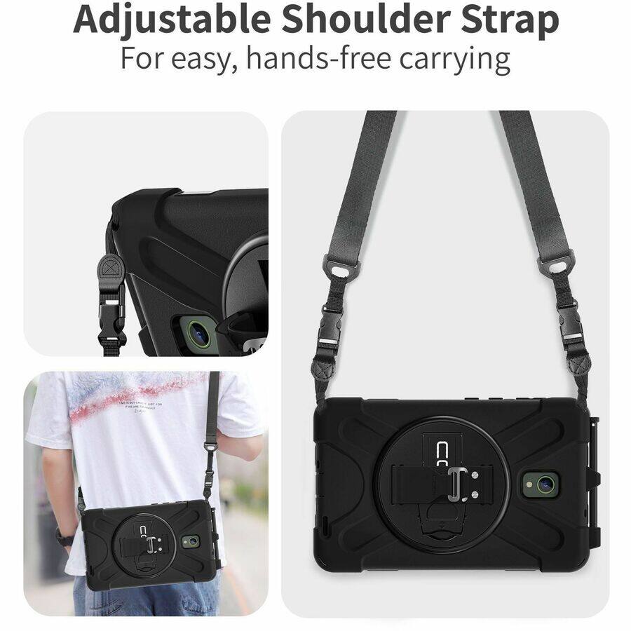 Adjustable Shoulder Strap  
For easy, hands-free carrying