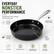 EVERYDAY NONSTICK PERFORMANCE
Designed for easy cooking and everyday use.
- Smooth nonstick interior
- Stainless steel riveted handle
- Tall sides for larger portions
- Wide cooking surface
- PFOA FREE
- DISHWASHER SAFE
- COMPATIBLE WITH MOST COOKTOPS
- OVEN SAFE UP TO 400°F