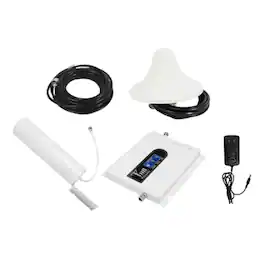 Home Collection - Cell Phone Signal Booster Repeater – 3G, 4G, and 5G Cellular Network Amplifier - White
