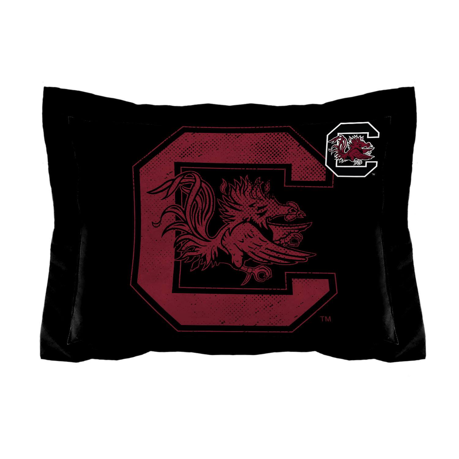 Left. Sweet Home Collection - NCAA South Carolina Gamecocks Comforter & Sham Set- Twin/Twin XL - Multicolored.