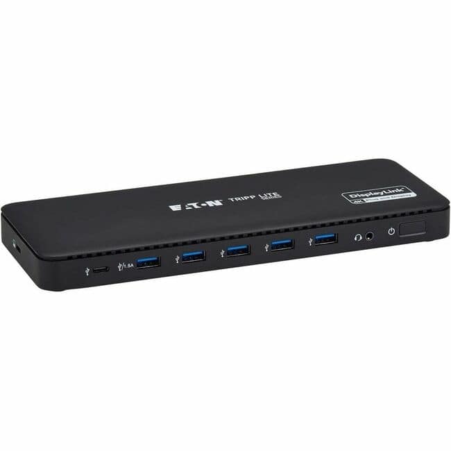 Eaton Tripp Lite Series USB-C Universal Dock, Dual Display - 4K HDMI and DisplayPort, USB 3.2 Gen 1 Hub, GbE, 100W PD