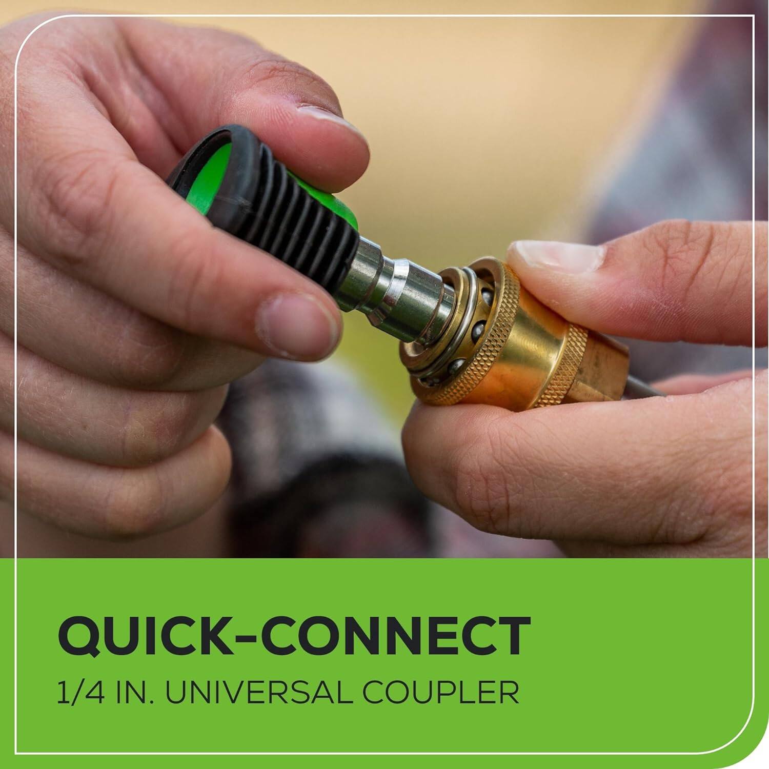 QUICK-CONNECT  
1/4 IN. UNIVERSAL COUPLER