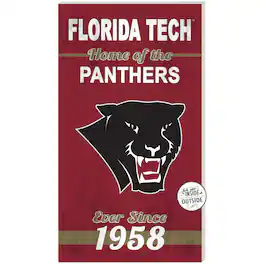 Jardine - Florida Tech Panthers 11" x 20" Indoor/Outdoor Home Of The Sign - Maroon