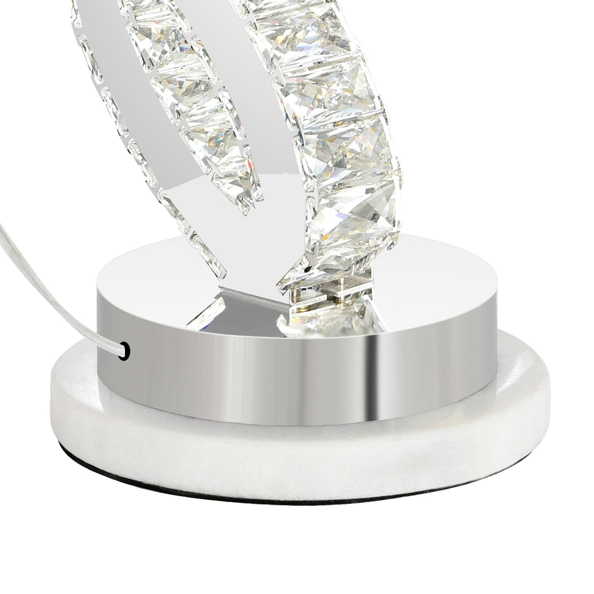 Alt View 1. CWI Lighting - Balanced LED Table Lamp With Chrome Finish - Chrome.