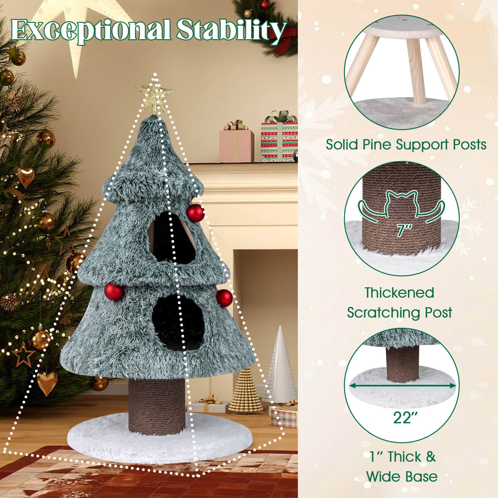 Exceptional Stability

Solid Pine Support Posts

Thickened Scratching Post

22"

1" Thick & Wide Base