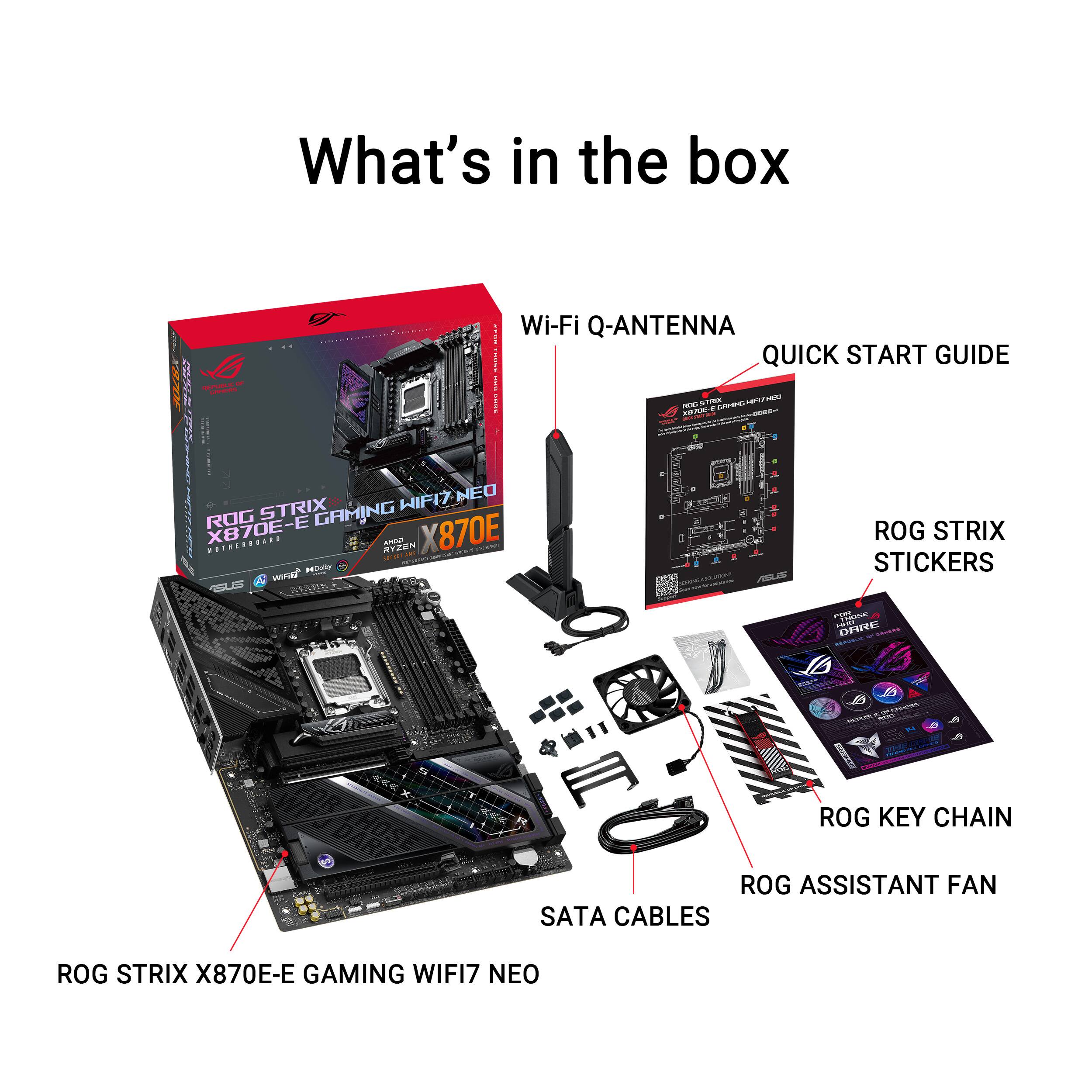 ASUS ROG STRIX X870E E GAMING Wi FI 7 NEO (Socket AM5) AMD X870E