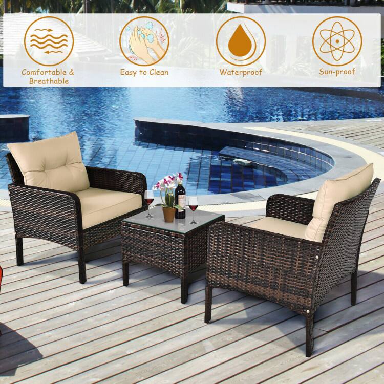 Comfortable & Breathable  
Easy to Clean  
Waterproof  
Sun-proof