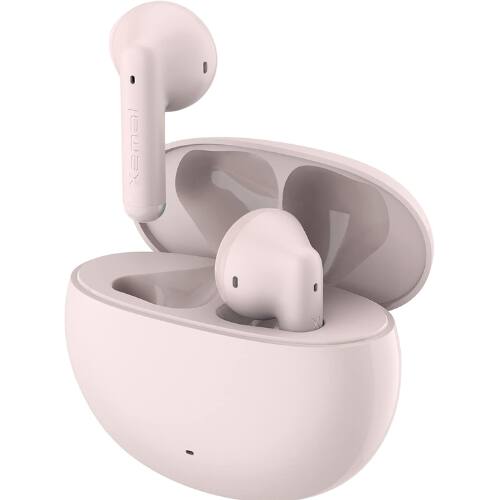 Front. Edifier - Edifier X2 True Wireless Bluetooth Earbuds with 28H Playtime, Dual Mic Noise Reduction, Crystal-Clear Calls, Pink.