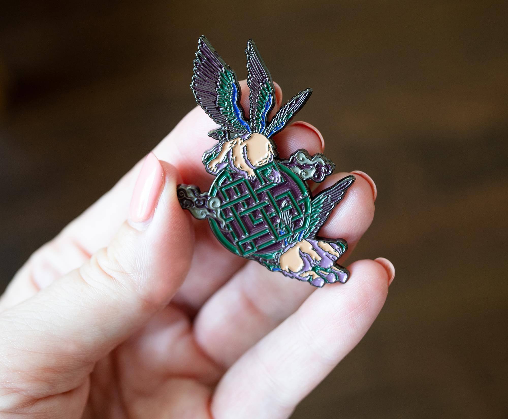 Alt View 10. SalesOne LLC - Marvel Studios Shang-Chi and the Legend of the Ten Rings Morris Premiere Pin - Red.