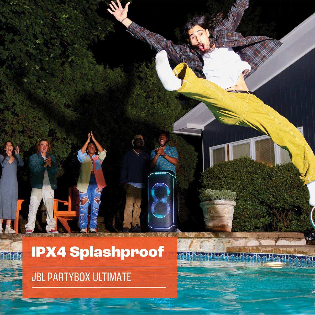 IPX4 Splashproof  
JBL PARTYBOX ULTIMATE