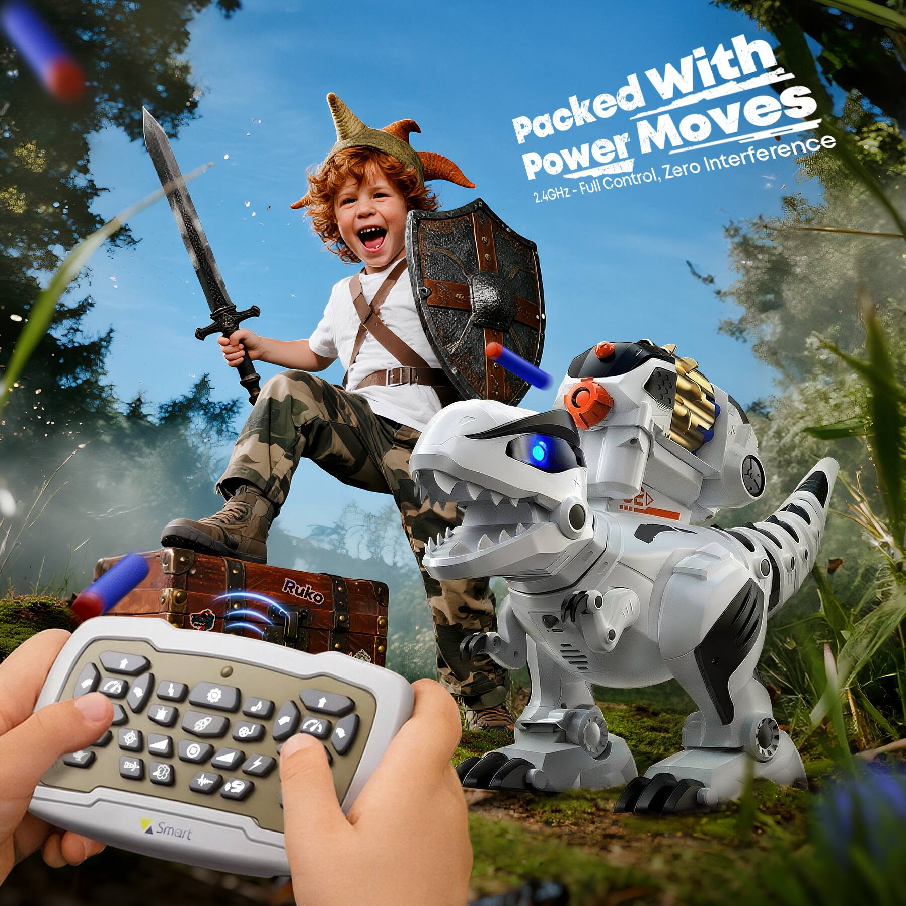 Packed with Power Moves  
2.4GHz - Full Control, Zero Interference