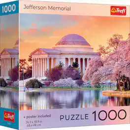 Trefl - Red Jefferson Memorial 1000 piece puzzle