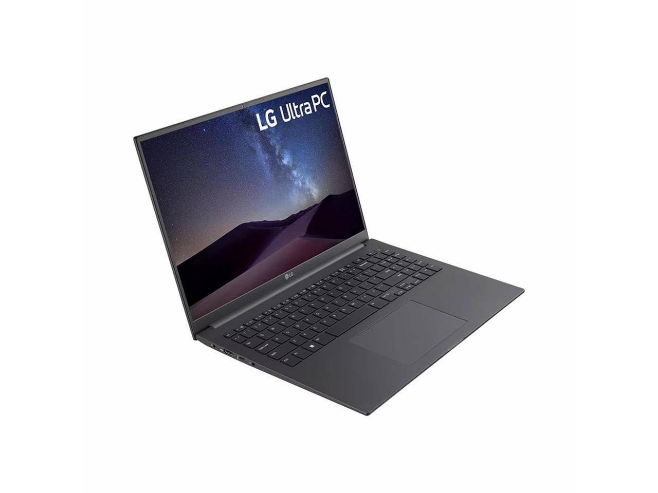 Alt View 2. LG - LG Ultra PC U 16U70R-N.APC5U1 16" Notebook - AMD Ryzen 5 7530U - 16 GB RAM - 512 GB SSD - Charcoal Gray - Gray.