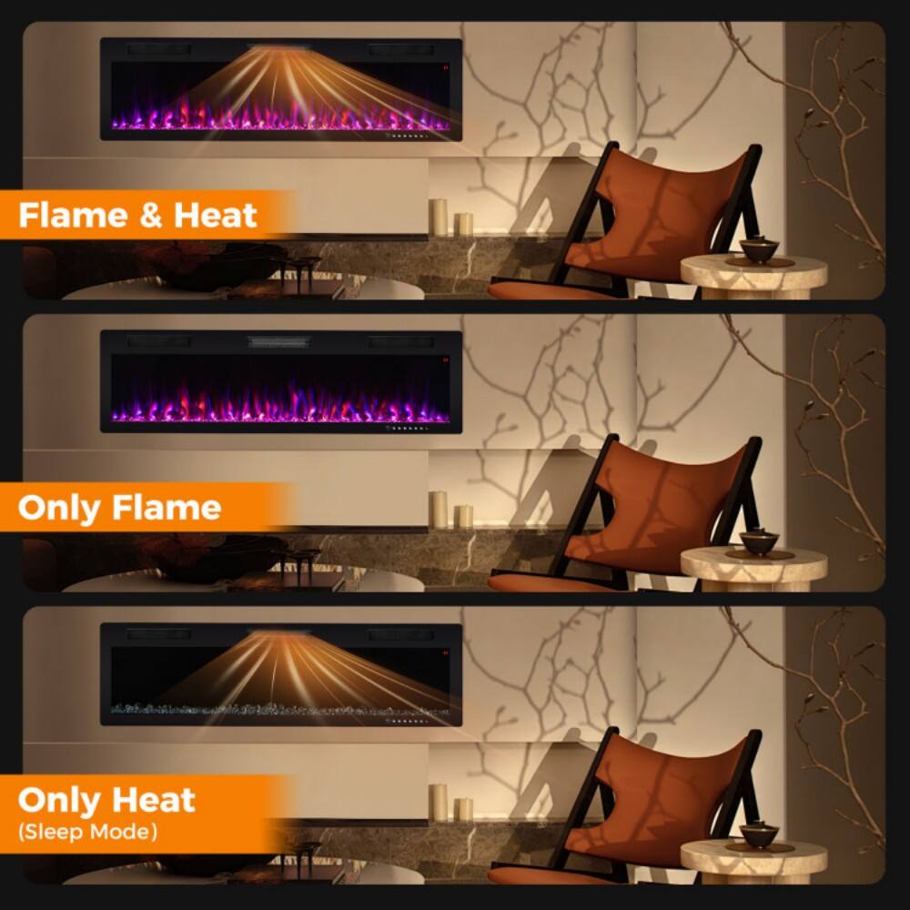 Flame & Heat

Only Flame

Only Heat (Sleep Mode)