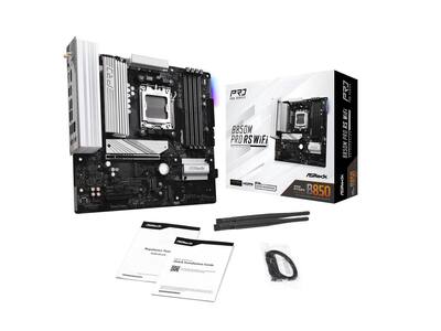 ASRock B850M PRO RS WIFI AM5 AMD B850 Micro ATX Motherboard B850M ASRock B850M PRO RS WIFI AM5 AMD B850 Micro ATX Motherboard B850M