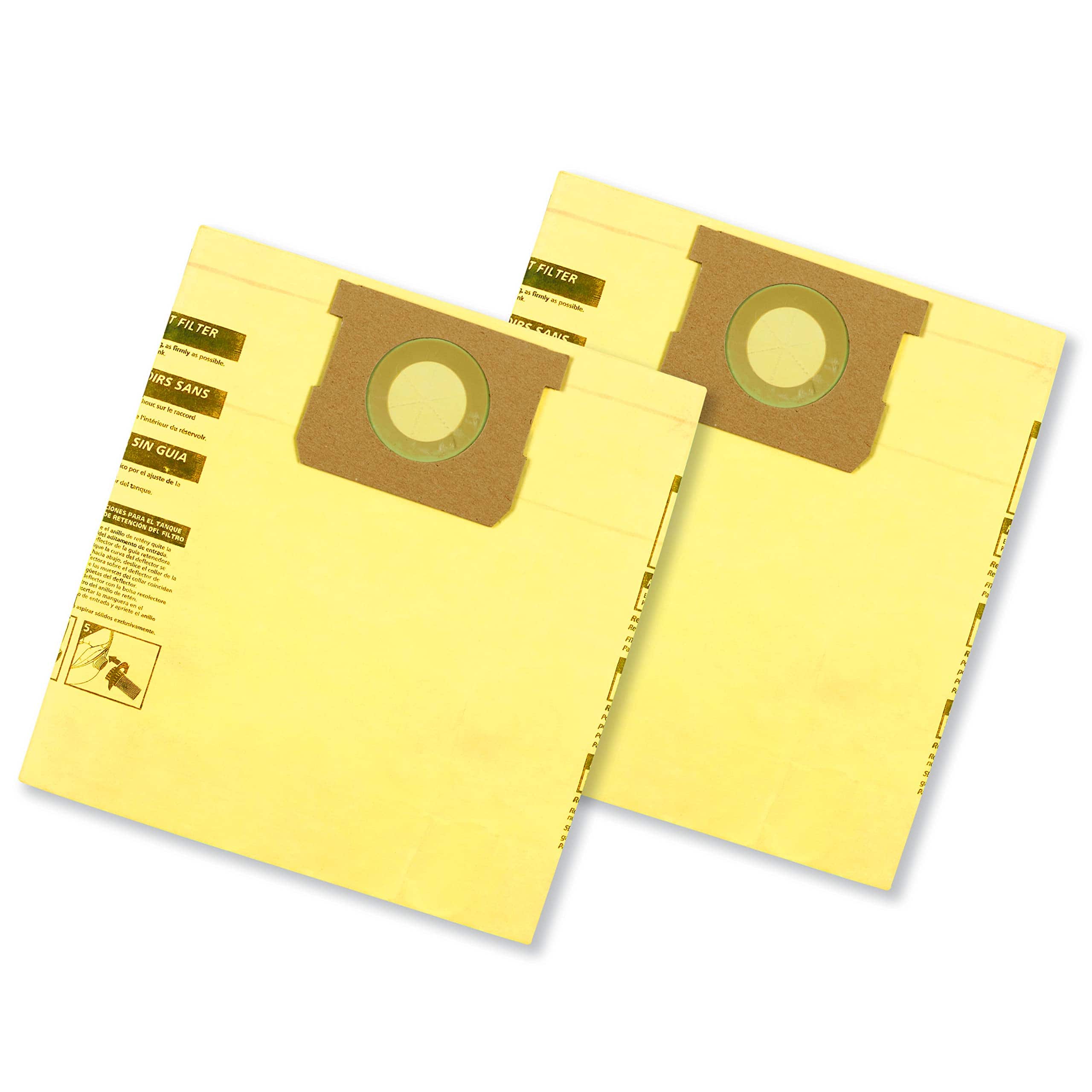 Shop-Vac - 2 Pack Replacement Vacuum Bags for Part #9067333