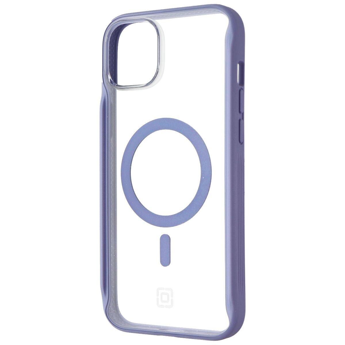 Front. Incipio - Incipio AeroGrip Case for MagSafe for iPhone 14 Plus - Misty Lavender/Clear - Purple.