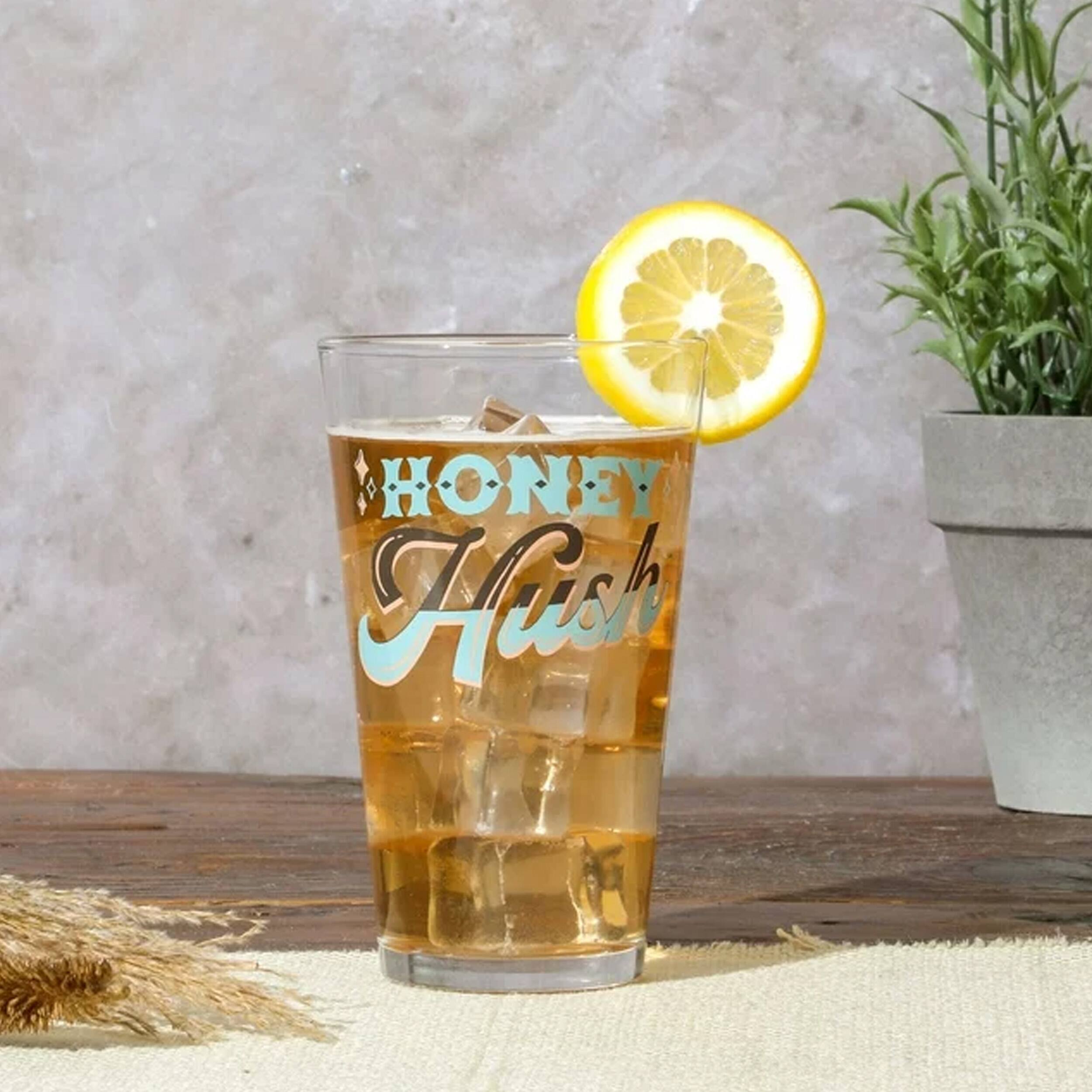 Alt View 4. Wanda June Home - Wanda June Home By Miranda Lambert 4 Piece 16 Ounce Glass Honey Hush Tumbler Set - Clear.