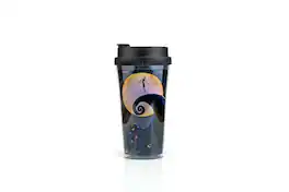 Disney - The Nightmare Before Christmas Graveyard Scene Travel Mug | Holds 16 Ounces - Black