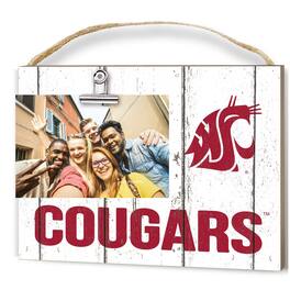 Jardine - Washington State Cougars 8'' x 10'' Weathered Clip It Frame - White