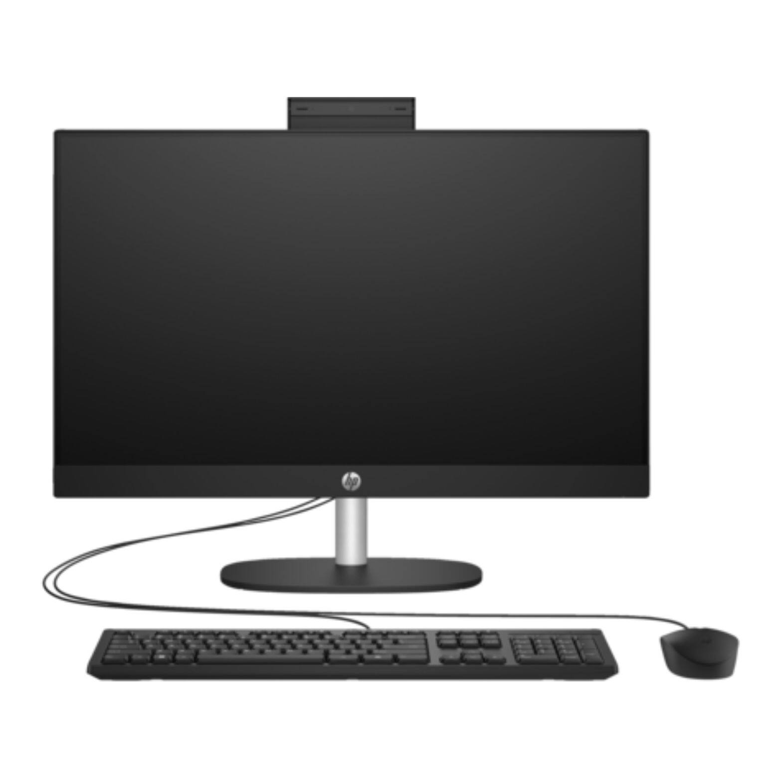 Alt View 3. HP - 24-CR0000I 23.8" FHD IPS Intel Core i3-1315U 1.2 GHz 8GB DDR4 256GB SSD Intel UHD Windows 11 Home All-in-One Desktop - Black.