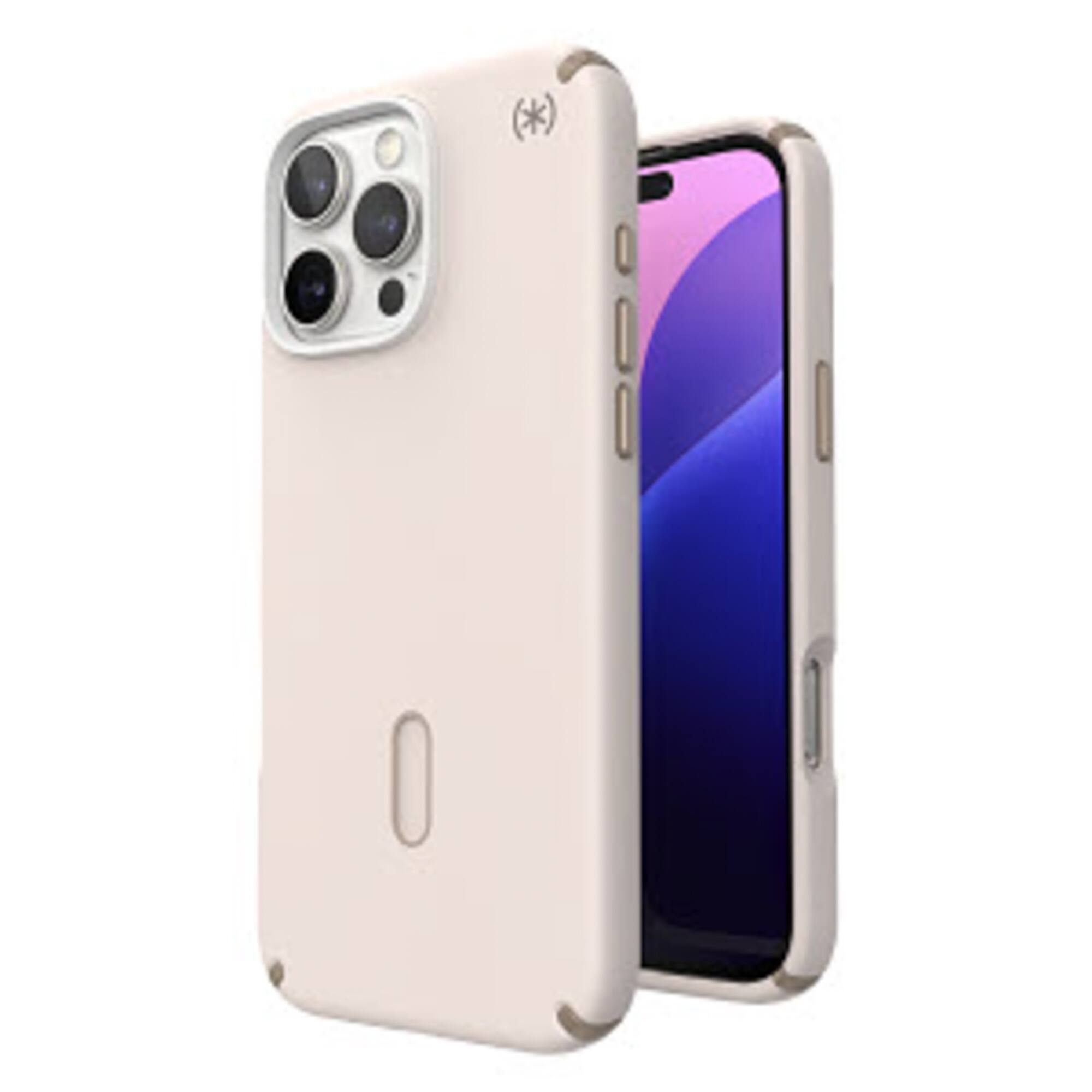 Alt View 2. Speck - Presidio2 Pro ClickLock Case with MagSafe for Apple iPhone 16 Pro Max - Bleached Bone.