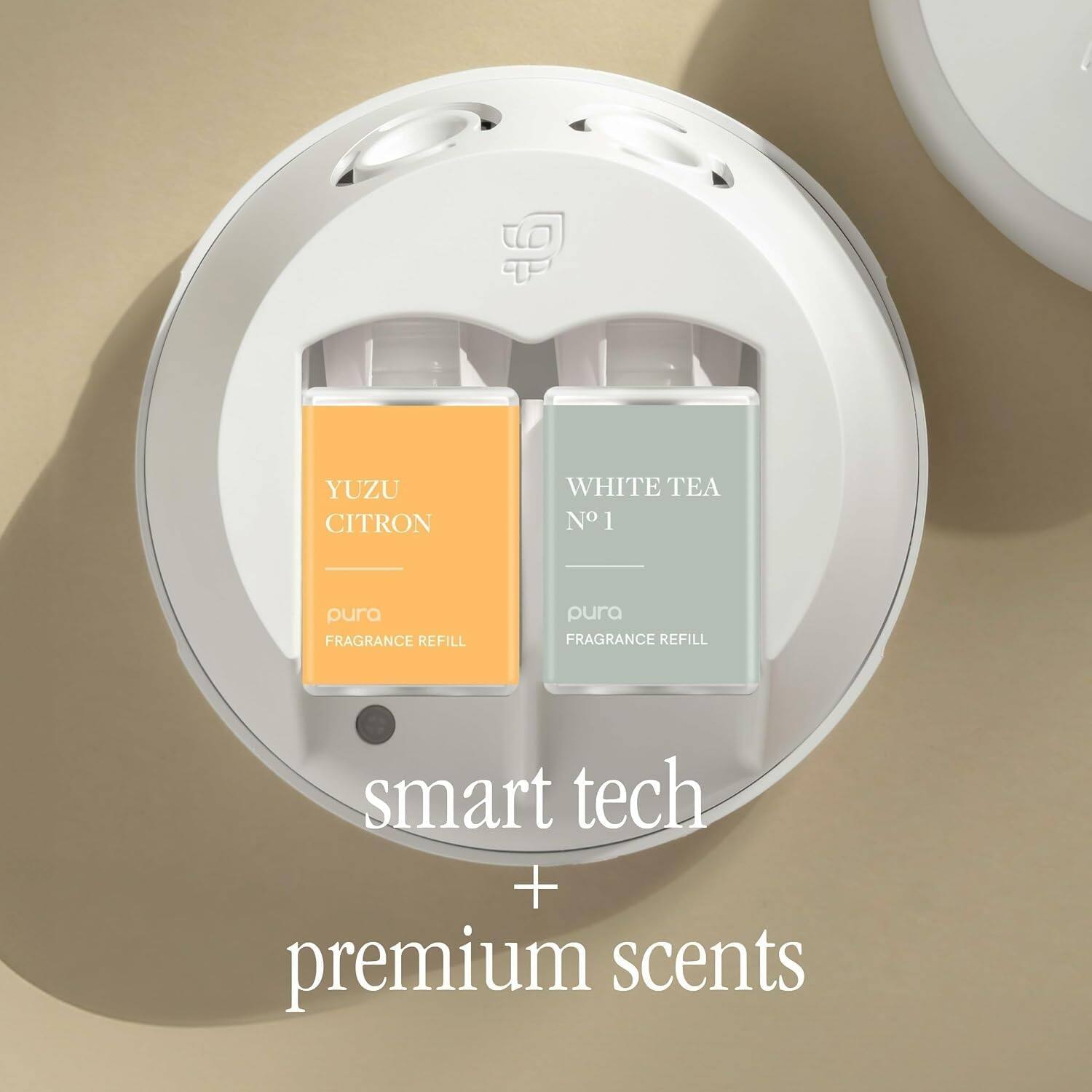 9 YUZU CITRON WHITE TEA N°1  
pura FRAGRANCE REFILL  
pura FRAGRANCE REFILL  
smart tech + premium scents