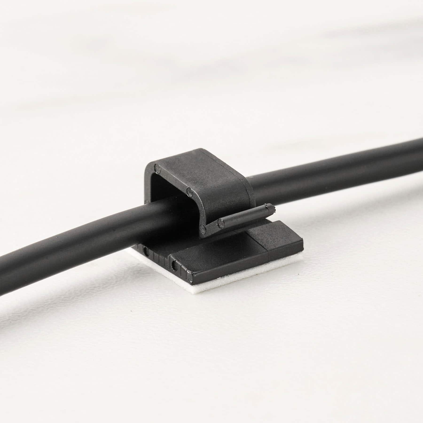 Left. Wrap-It Storage - Cable Guides - Black.