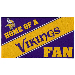 Evergreen Enterprises - Minnesota Vikings 18" x 30" Team Turf Mat - Multicolor