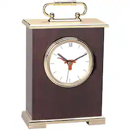 Jardine - Texas Longhorns Carriage Clock - Gold