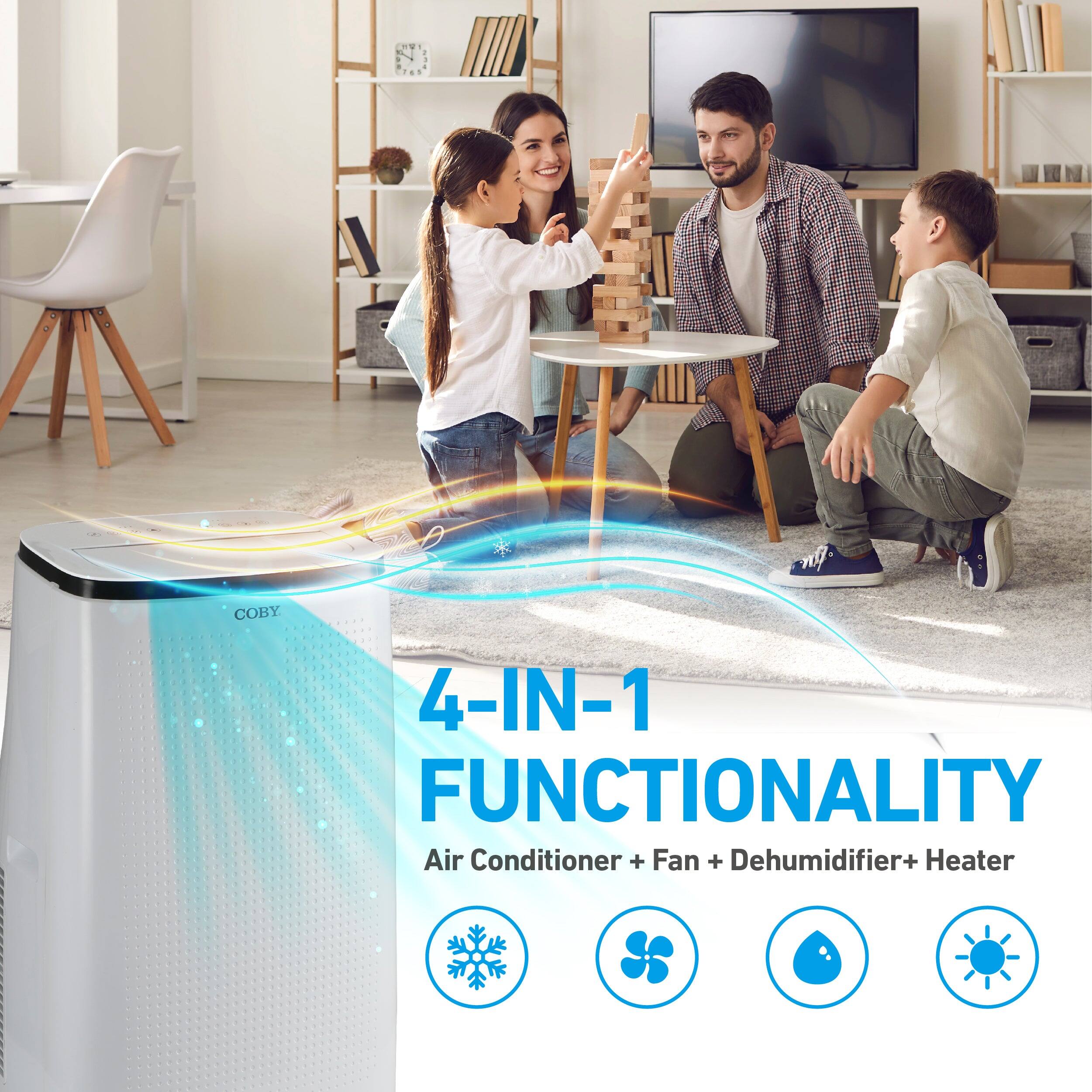 4-IN-1 FUNCTIONALITY  
Air Conditioner + Fan + Dehumidifier + Heater