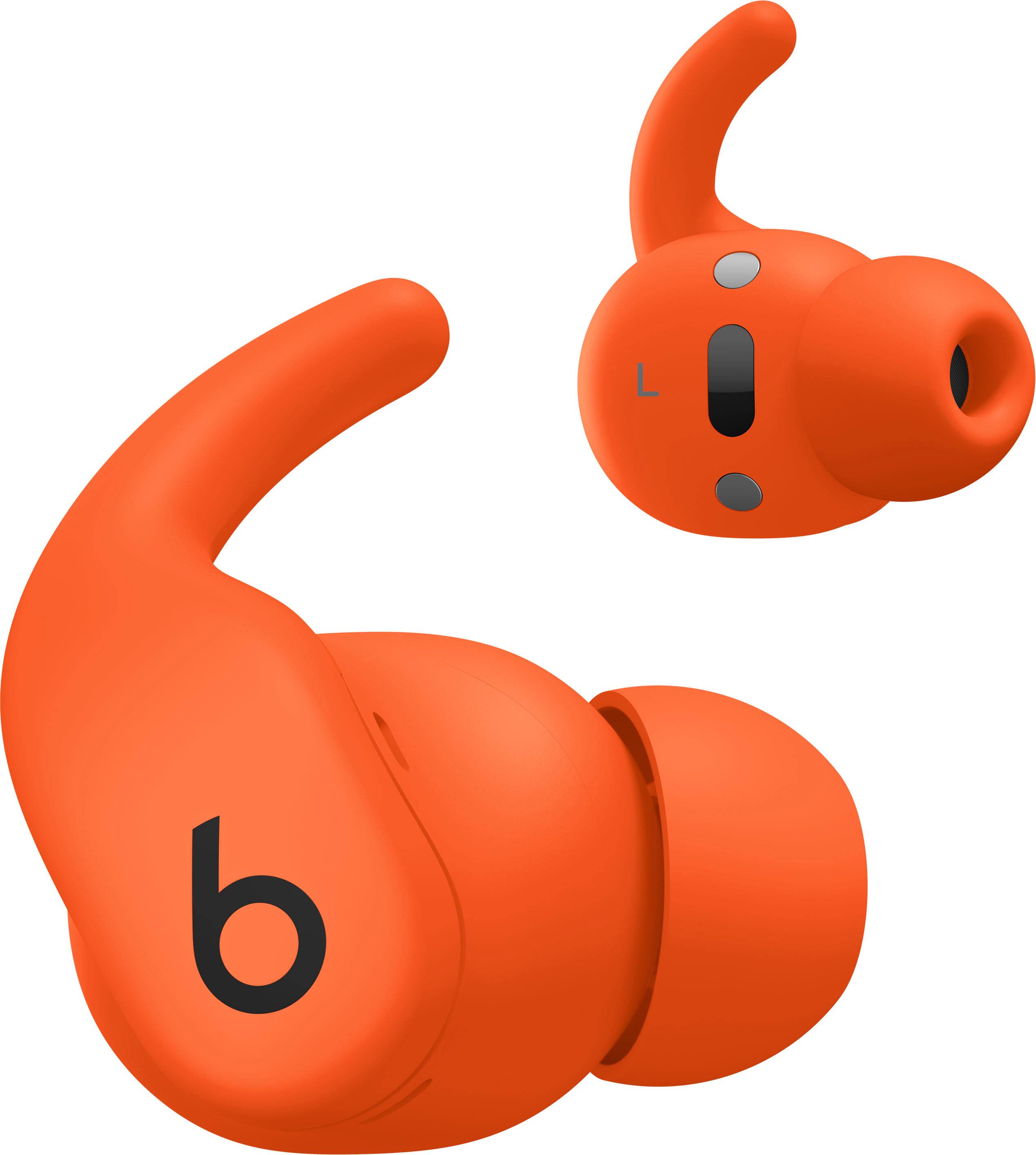 Alt View 12. Beats - Powerbeats Fit True Wireless Active Noise Canceling  Earbuds - Spark Orange.