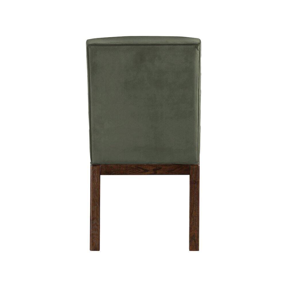 Alt View 3. Meridian Furniture - Evelyn Green Velvet Dining Chair - Green.