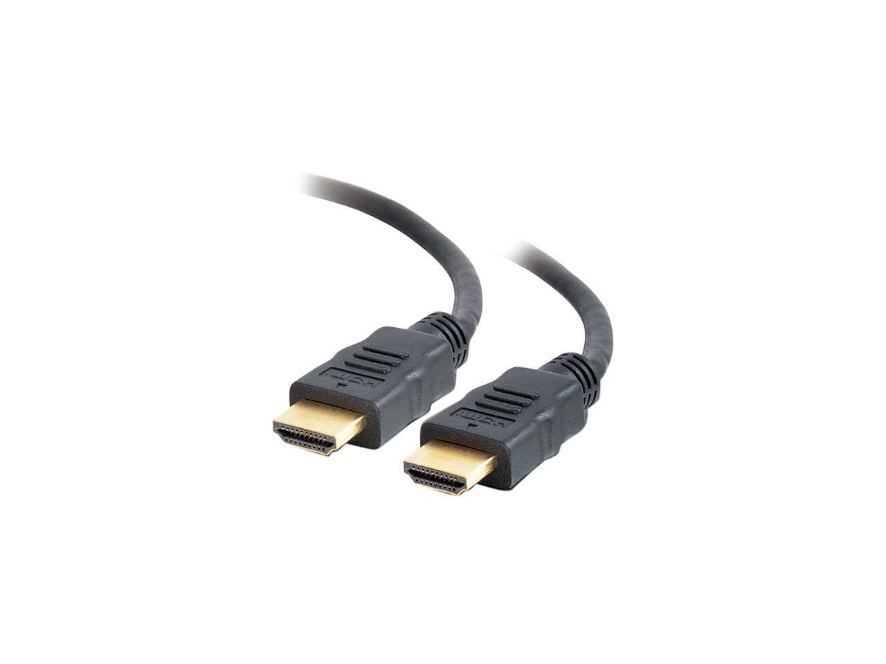 Cables to Go - Refurbished Excellent - C2G 56782 4K HDMI Cable with Ethernet (60Hz) - 3 Ft - Black