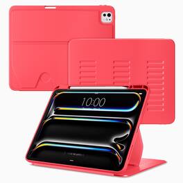 VIKESI - Magnetic Stand Case for iPad Pro 13" M4, Shockproof, Pencil Holder, Auto Wake/Sleep, Multi-Angle - Red